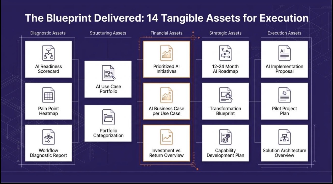 Go Digit Blueprint Framework — 14 tangible assets across 5 categories